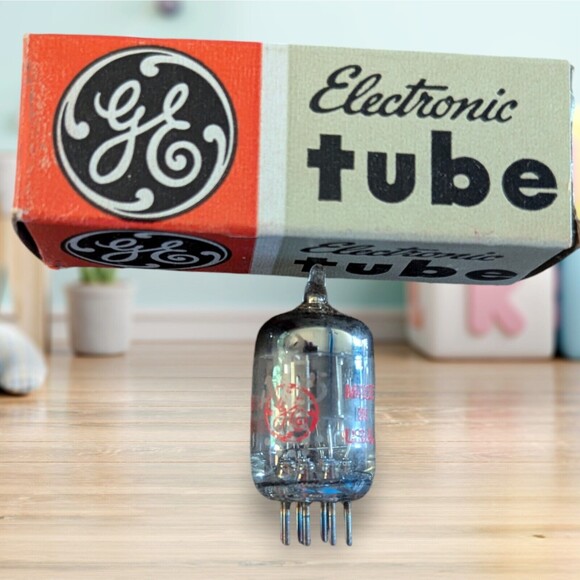 GE 12AL5 Vacuum Tube General Electric Ham Radio Television Amplifier Electronic - Picture 1 of 6
